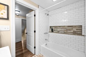 Shower, hair dryer