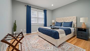 6 bedrooms, iron/ironing board, travel crib, WiFi