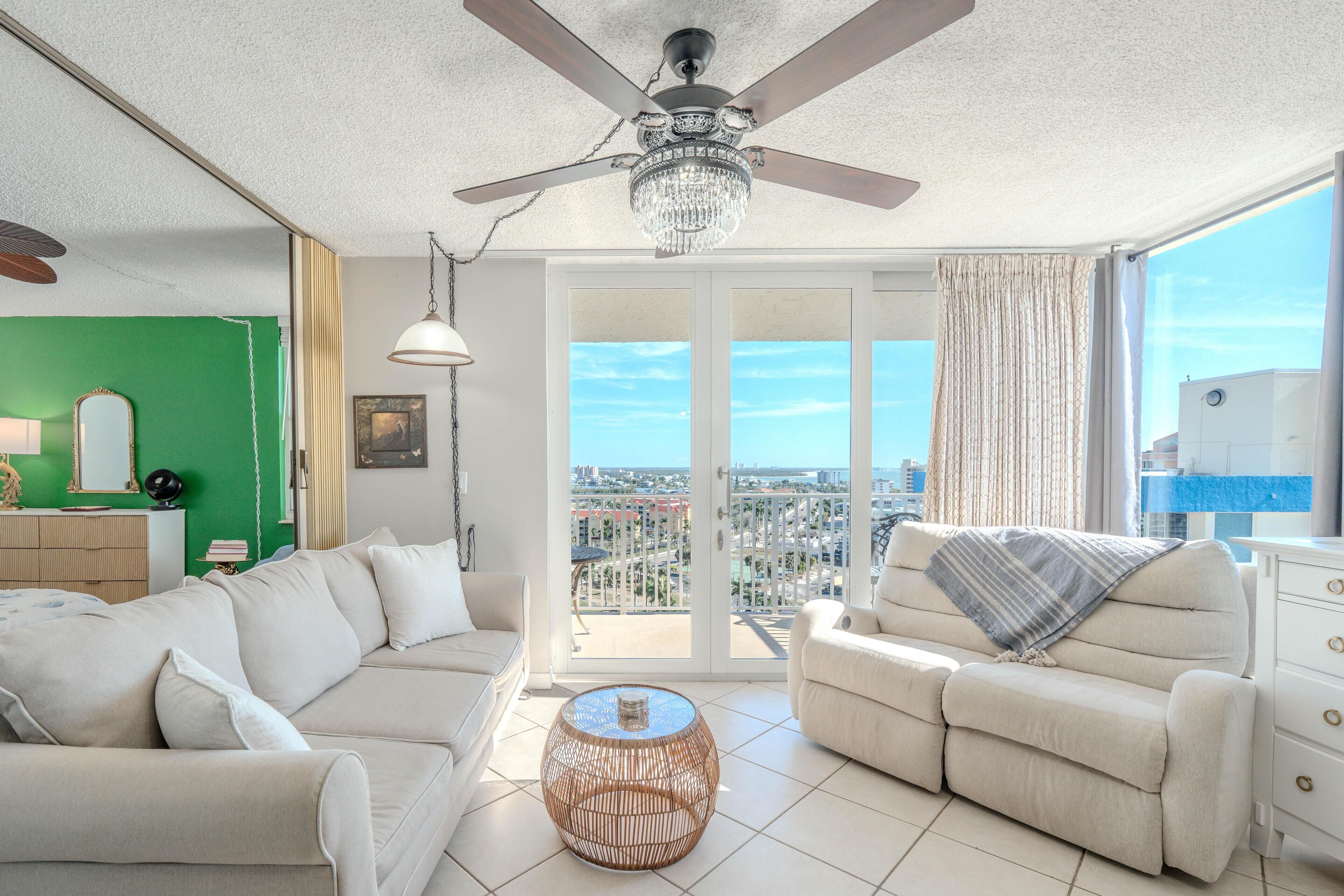 Condo, 1 King Bed with Sofa bed (Estero Beach & Tennis Club-Penthouse ) | Living area