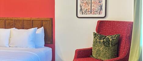 1 habitación, tabla de planchar con plancha, wifi gratis y ropa de cama