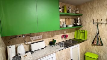 Economy-Ferienhaus, Talblick | Eigene Küche