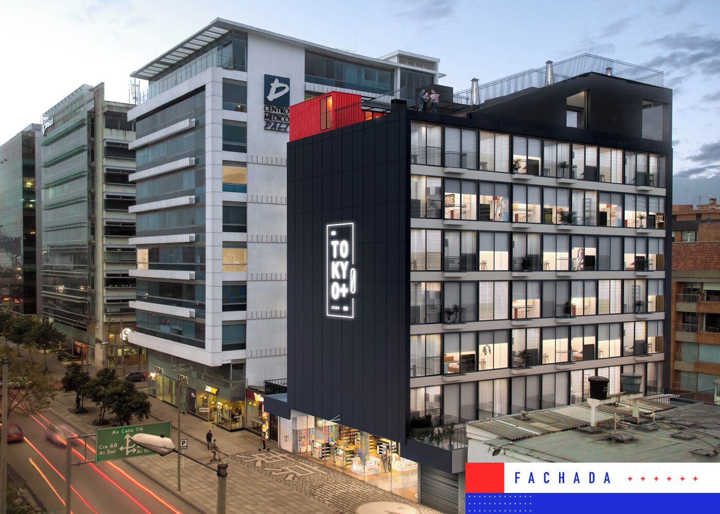 Fachada da propriedade