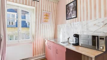 Habitació econòmica, vistes a la ciutat | Cuina privada
