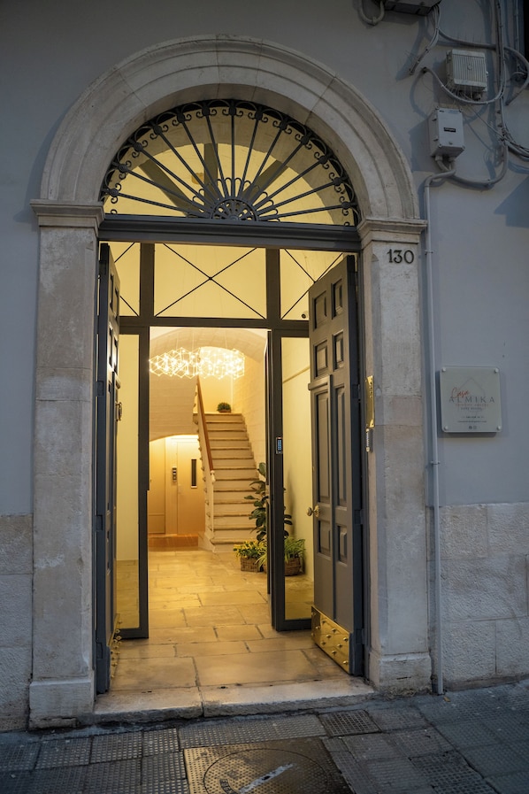 Front of property – evening/night