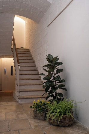 Interior entrance