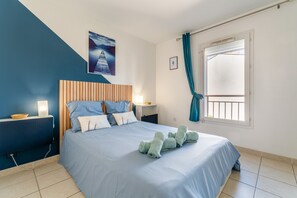 3 soverom, skrivebord, strykejern/-brett og wi-fi