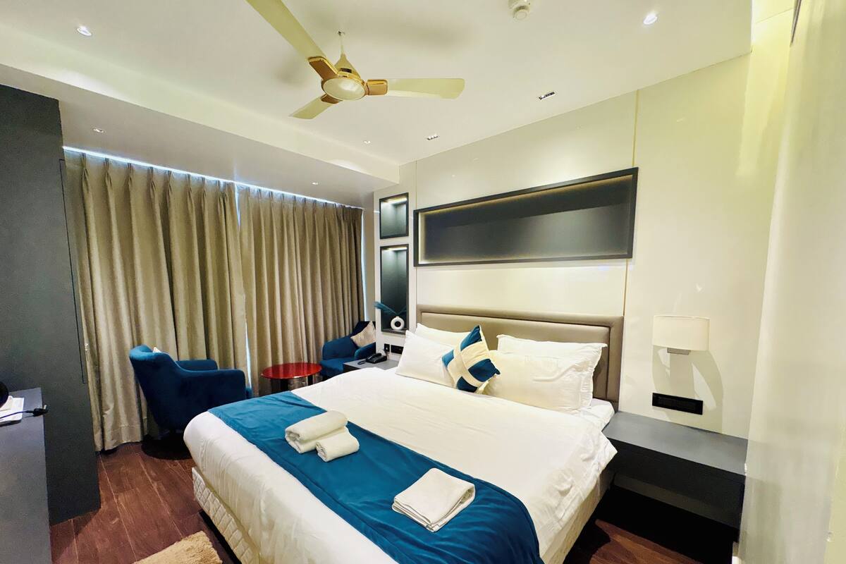 Quarto casal clássico, vista para o mar | Wi-Fi de cortesia, roupa de cama