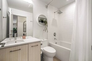 Hair dryer, towels
