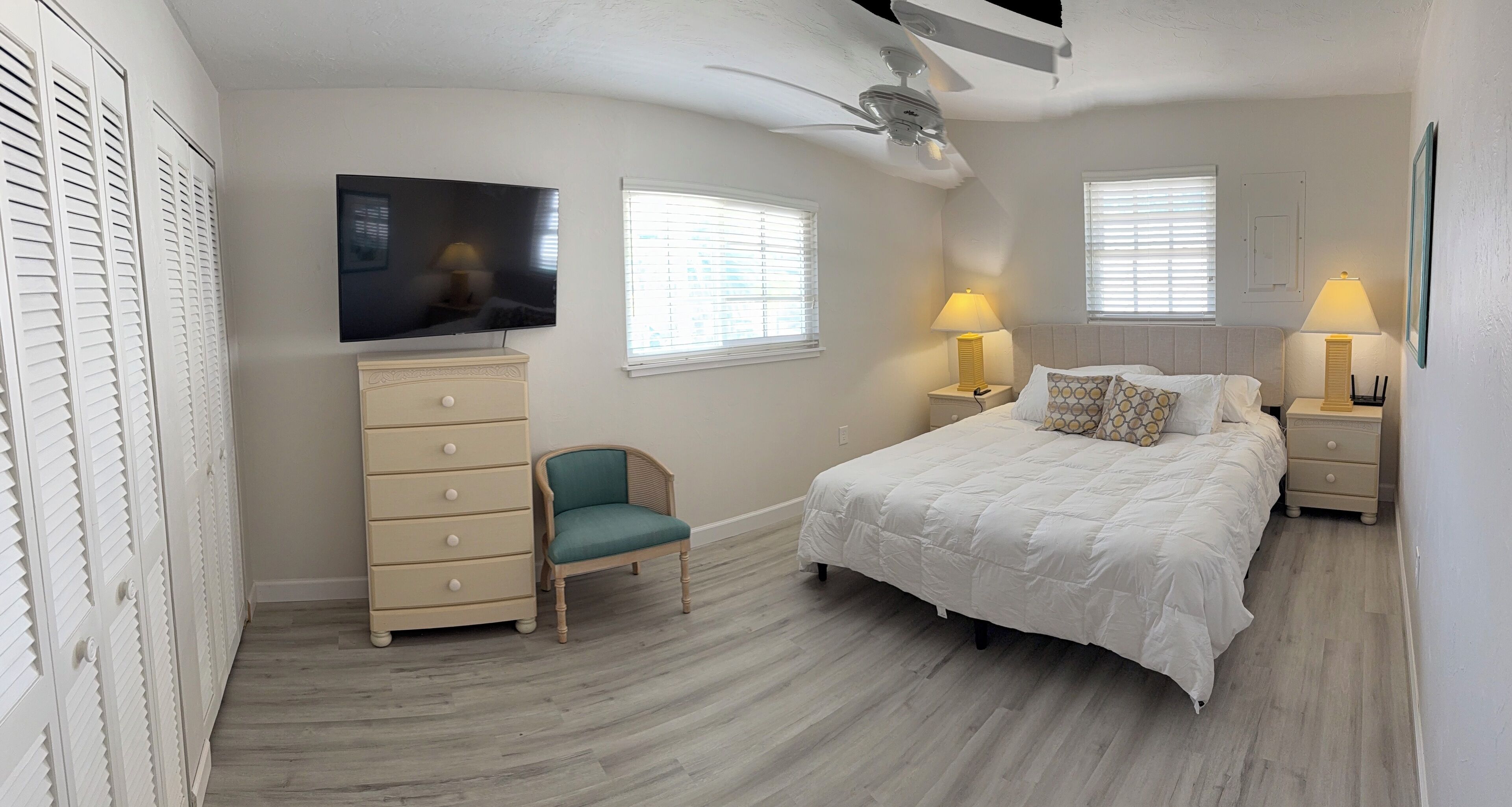 2 bedrooms, iron/ironing board, free WiFi