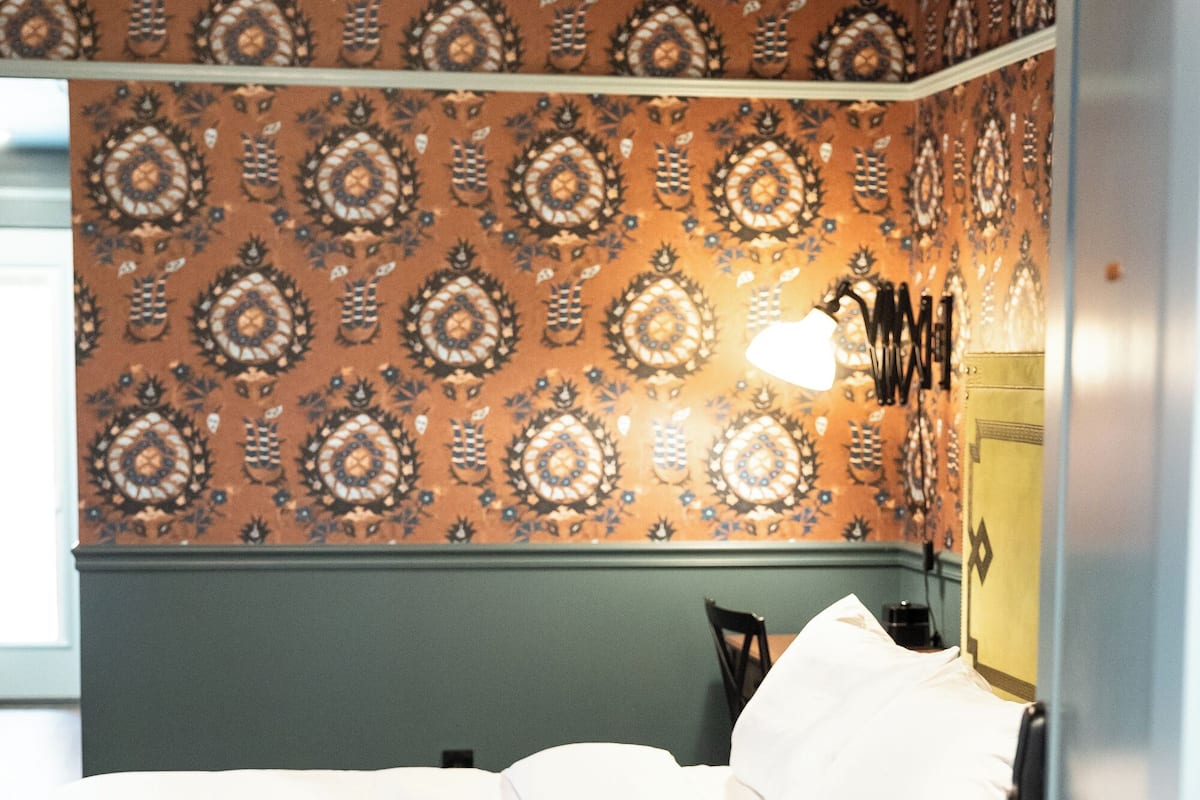 Quarto solteiro superluxo, 1 cama King, para não fumantes, vista para a cidade | Roupas de cama de algodão egípcio, roupas de cama premium