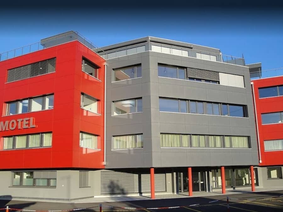 Voorkant van accommodatie