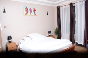 Chambre Double Supérieure, vue jardin | Wi-Fi gratuit, draps fournis