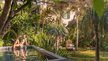 Una piscina climatizada