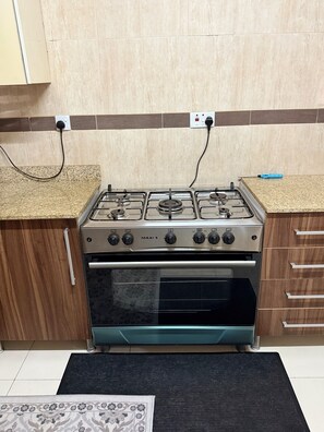 Microwave, oven, stovetop