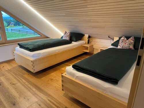 Lindenhof Chalet Spatzennest with its own sauna in the beautiful West Allgäu