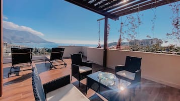 Appartement Supérieur, vue mer | Vue de la chambre