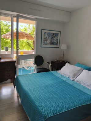 1 bedroom, internet, bed sheets