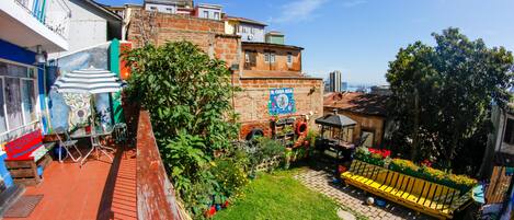 Façana frontal de l'allotjament