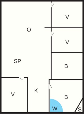 House | Floor plan - 4 Star Holiday Home in Tarm (Tarm)