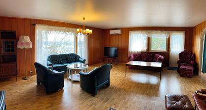 House on the coast with panoramic views