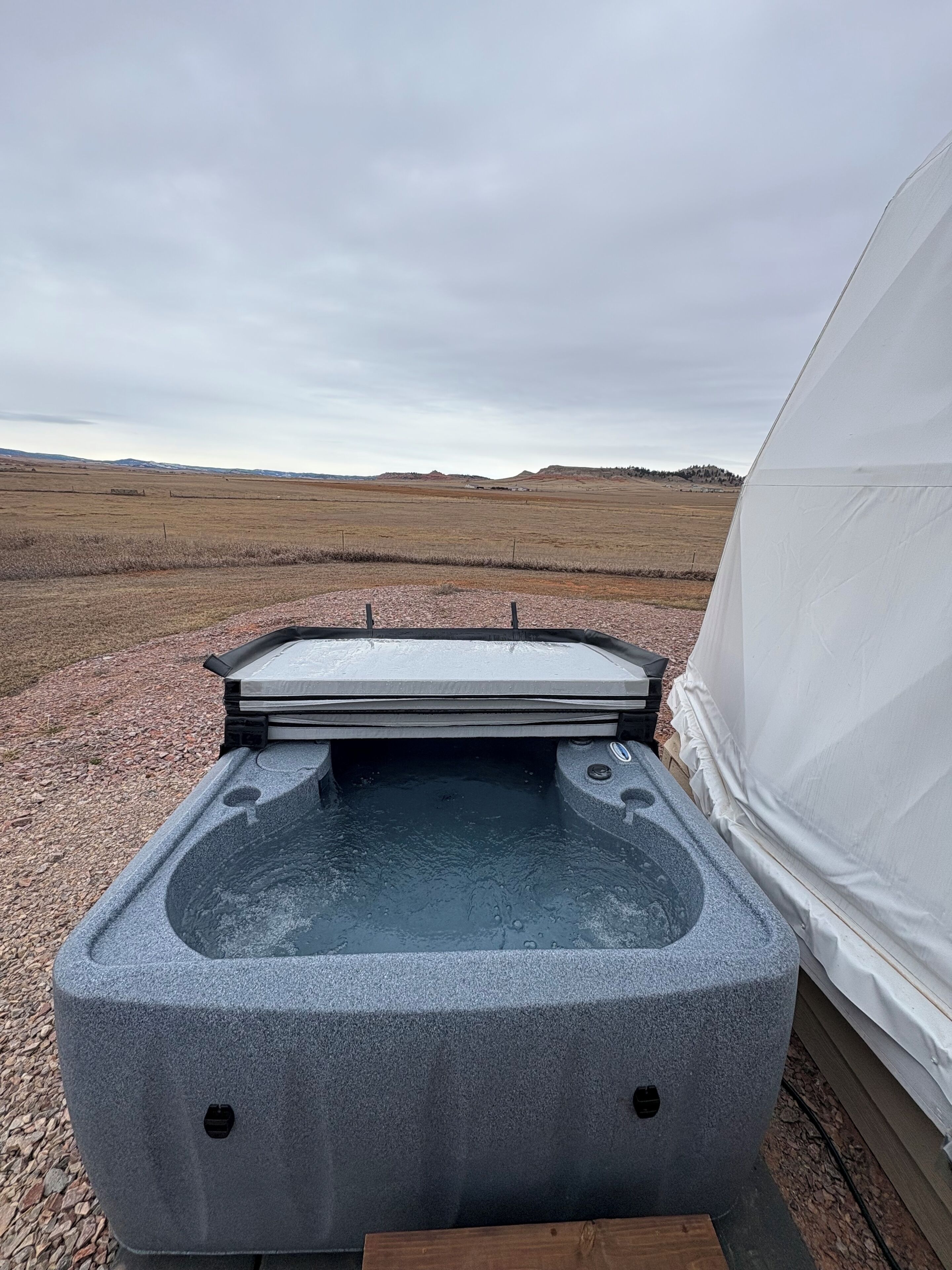 Bain à remous extérieur