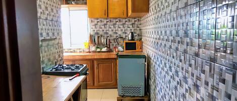 Microwave, oven, stovetop