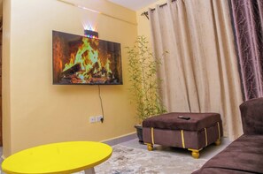 Appartement Classique, vue ville | Coin séjour