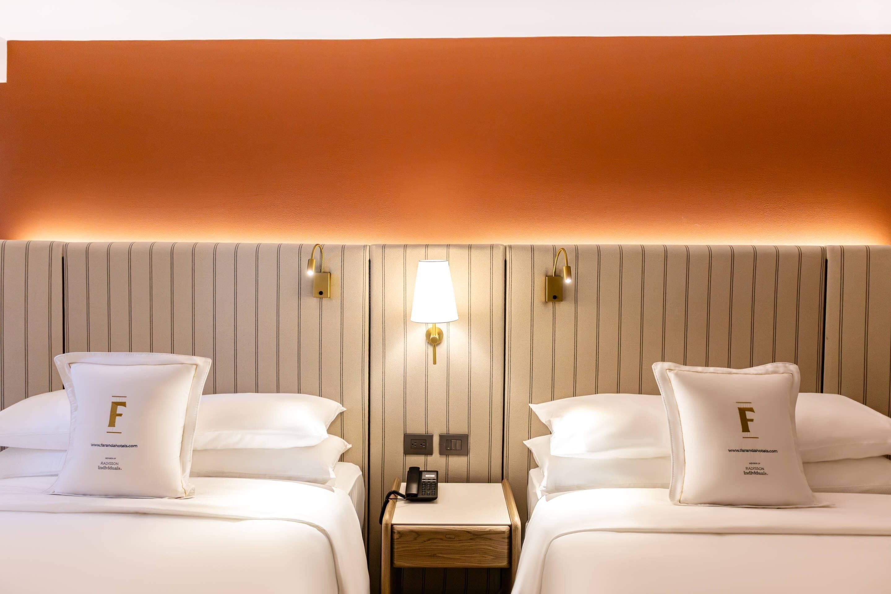 Basic Room, 2 Double Beds, Non Smoking (Efficiency) | Premium bedding, minibar, in-room safe, individually decorated