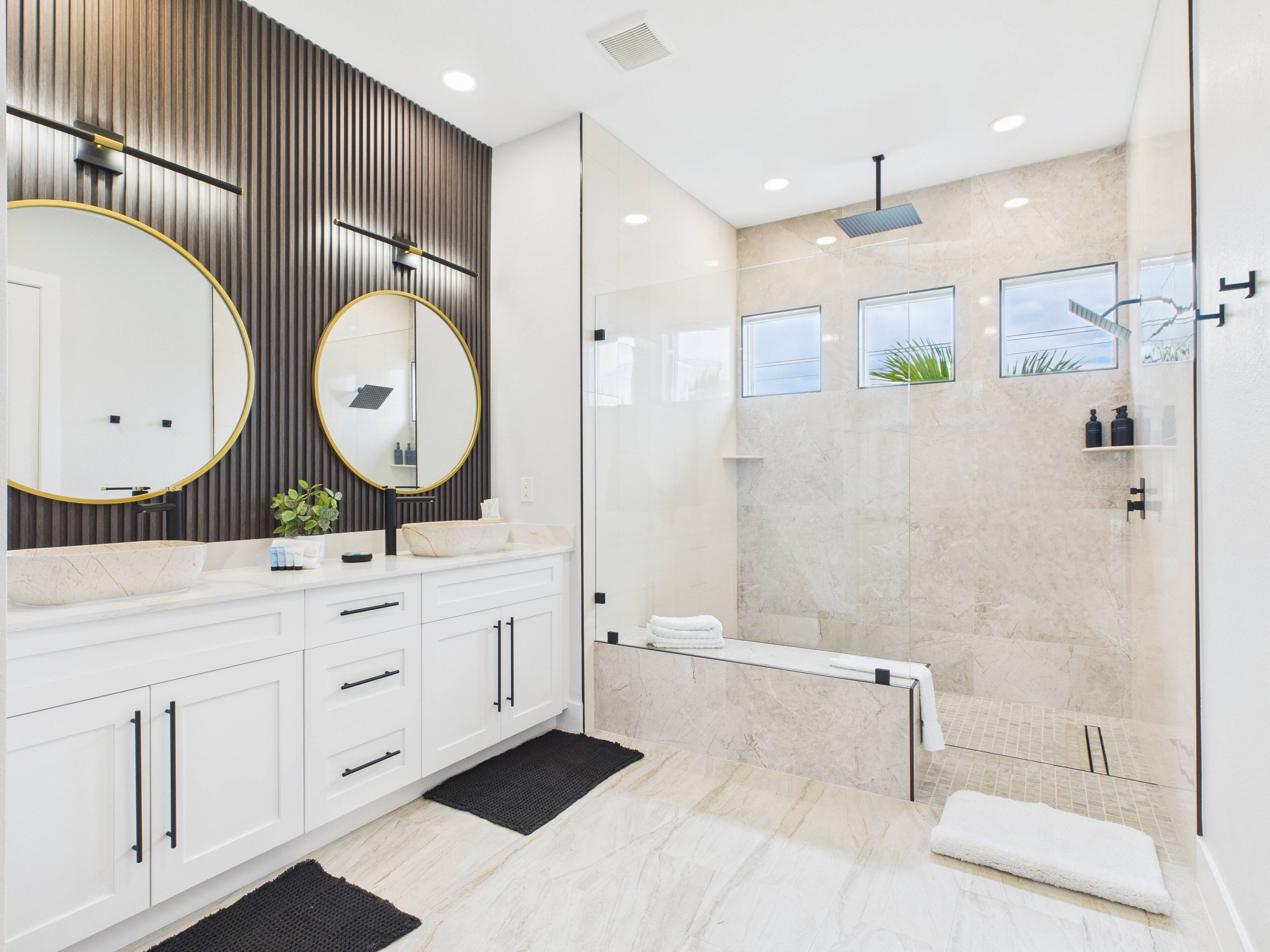 Towels, soap, toilet paper
