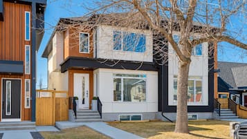 Your Calgary home base from the outside. Santuario is tucked into this house, with its own separate entrance.