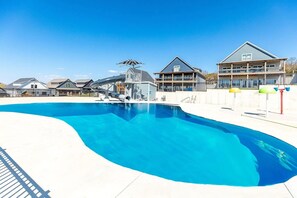 Indoor pool, a heated pool