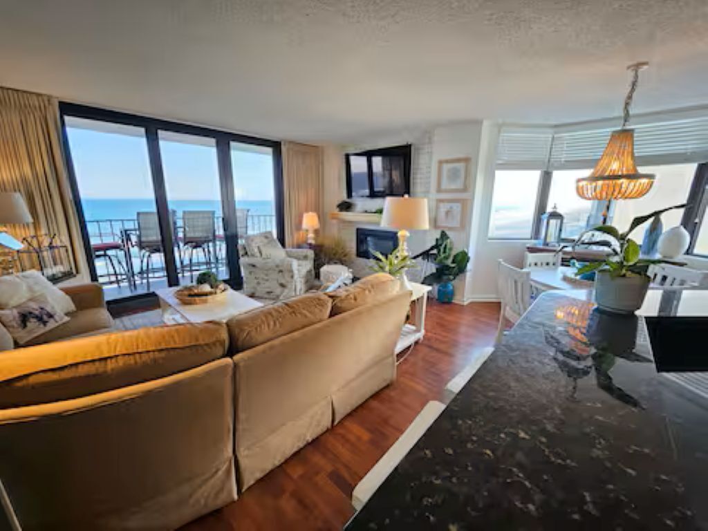 Smart TV, fireplace, printers