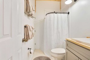 Regadera y secadora de cabello 