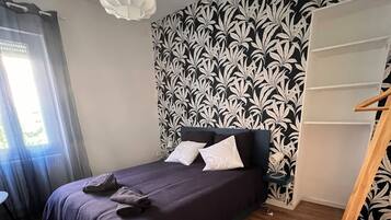2 habitaciones, wifi gratis y ropa de cama