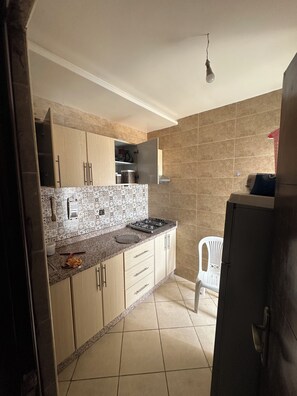 Oven, stovetop, paper towels