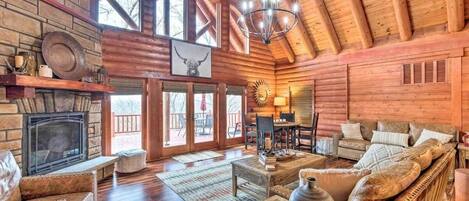 Chimenea y tenis de mesa