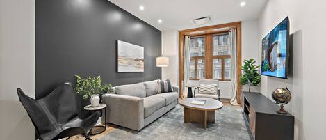 Superior appartement, uitzicht op de stad | Woonruimte