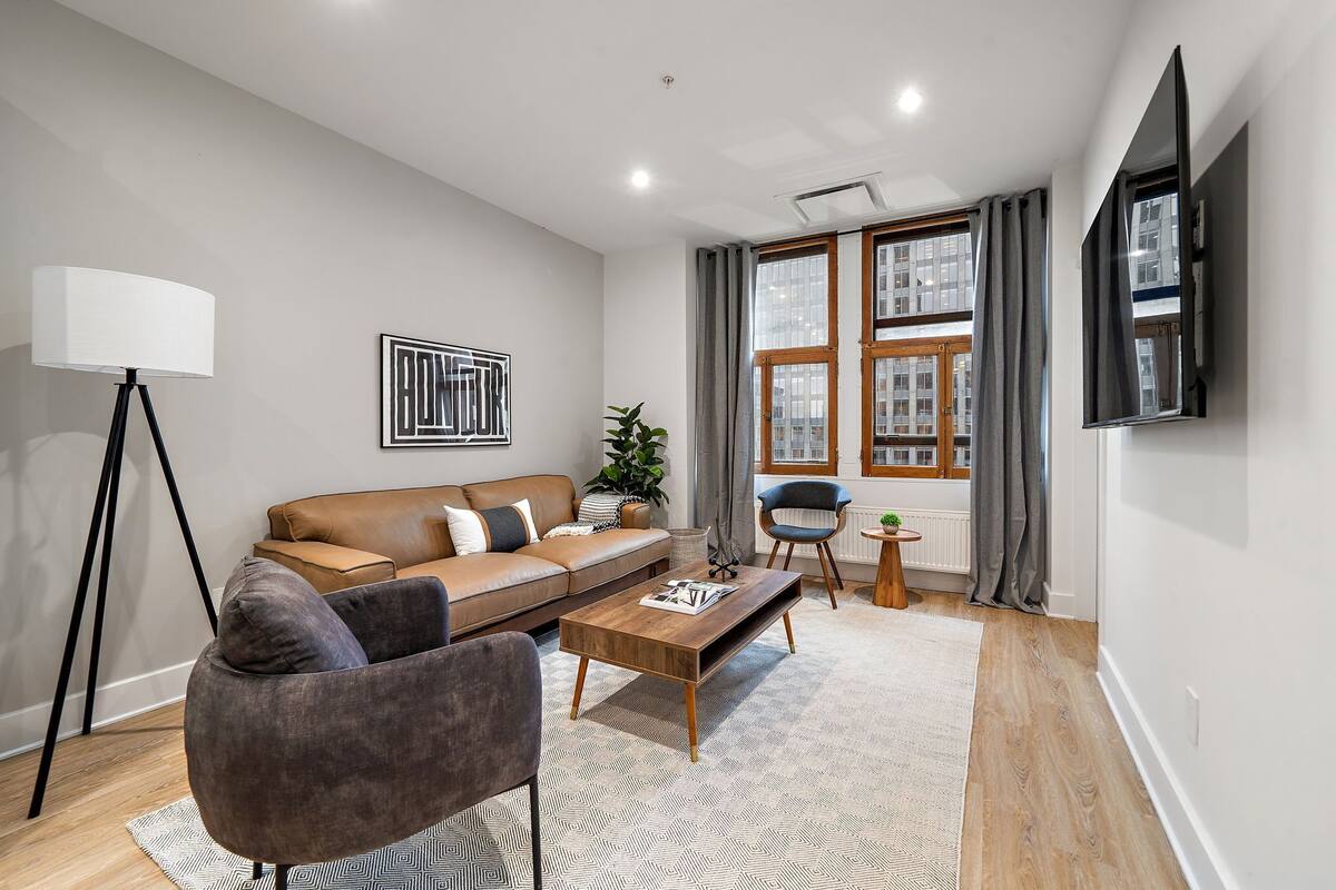 Premium Apartment, City View | Ruang tamu