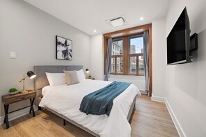 Premium Apartment, City View | Blackout drapes, iron/ironing board, free WiFi
