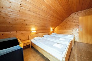 5 slaapkamers, een bureau, een strijkplank/strijkijzer, wifi