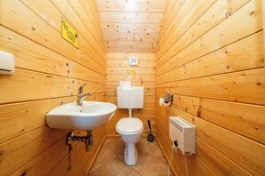 Shower, hair dryer, towels, soap - Chalet Hochlocken | Sauna | Kitchen | Ski-in/out (Ebensee)