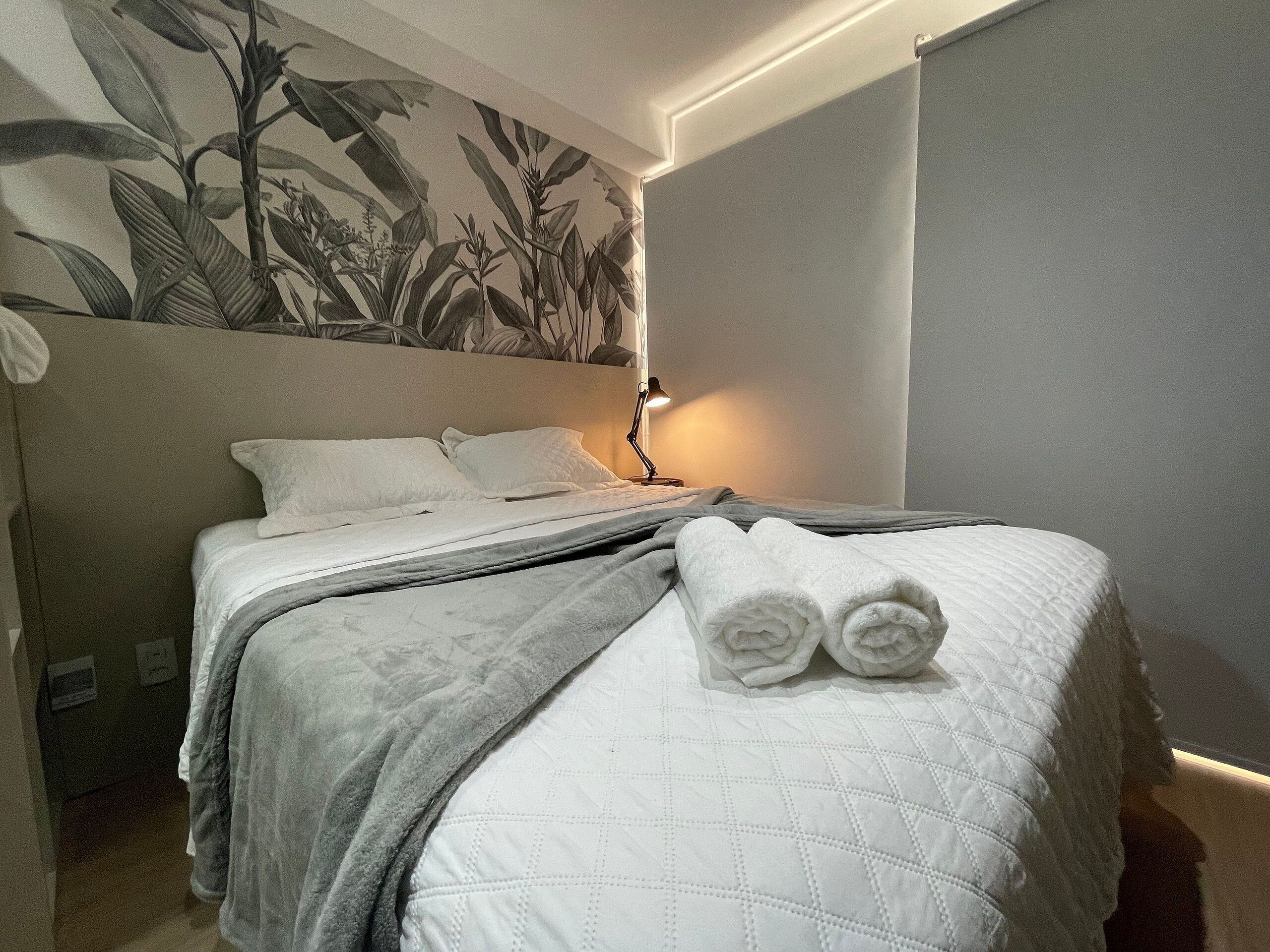 Deluxe Studio | Laptop workspace, blackout drapes, soundproofing, iron/ironing board