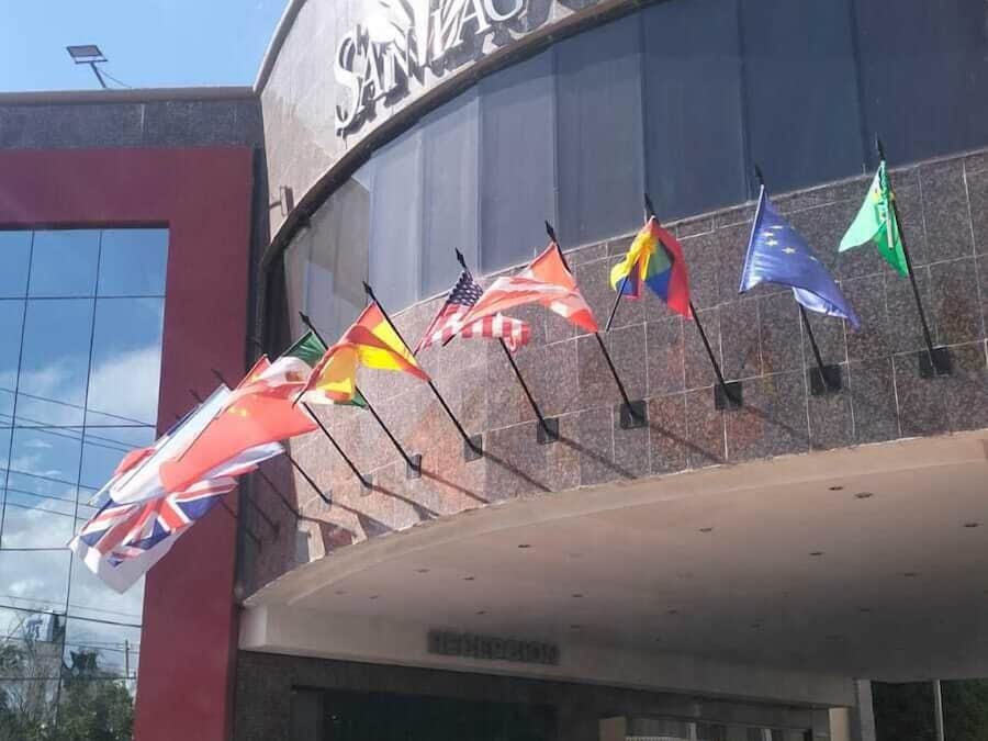 Majoituspaikan julkisivu