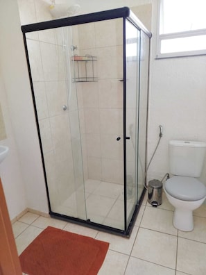 Shower, toilet paper