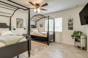 3 habitaciones, internet y ropa de cama