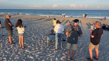 On the beach, white sand, 10 beach bars