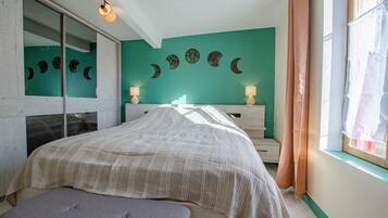 2 slaapkamers, reisbedje, gratis wifi