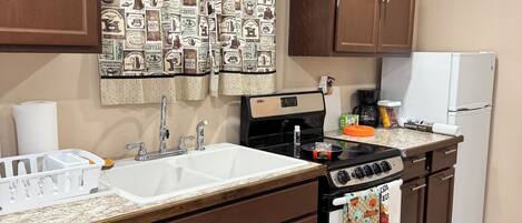 Microwave, oven, stovetop