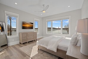 10 bedrooms, iron/ironing board, free WiFi, bed sheets - Sunset Retreat at the Lake | Sleeps 24 | Pool & Hot Tub (Sherrills Ford)