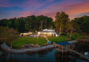 Exterior - Sunset Retreat at the Lake | Sleeps 24 | Pool (Sherrills Ford)